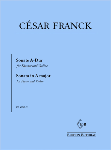 Cover - C�sar Franck, Sonata in A major